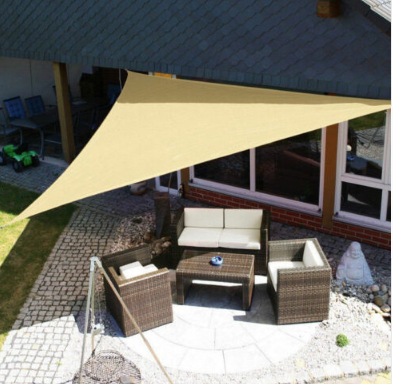 Toldo triangular para sombrilla de exterior, toldo contra la lluvia, toldo parasol para paisaje, toldo para sombrilla