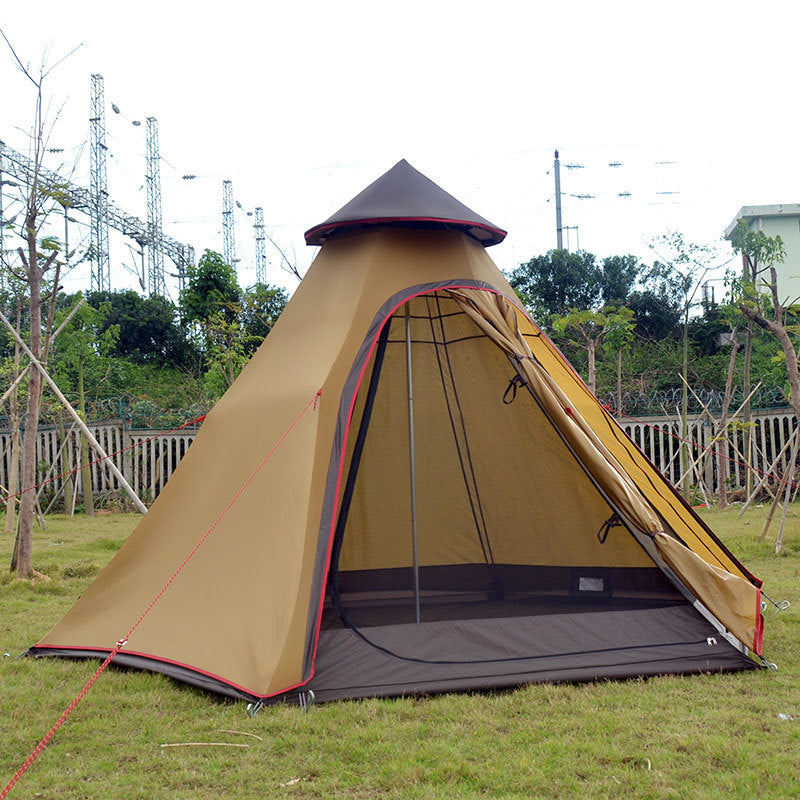 Factory direct Indian tent outdoor wind type camping tent awning camping tower