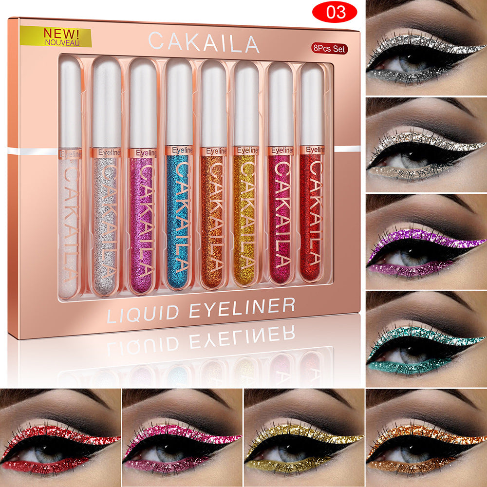 8 Color Liquid Eyeliner Set