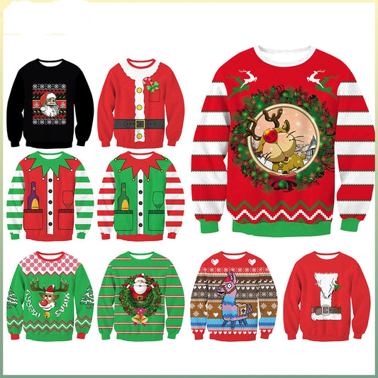 Women's Christmas 3D Pullover Sweatshirt