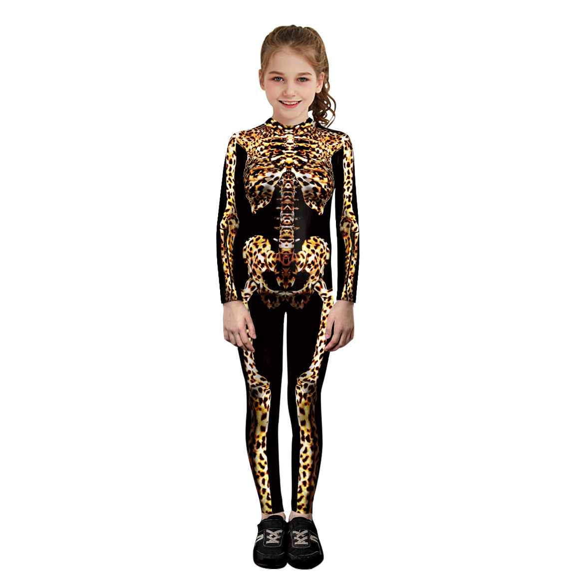 Halloween Leopard Skeleton Costume