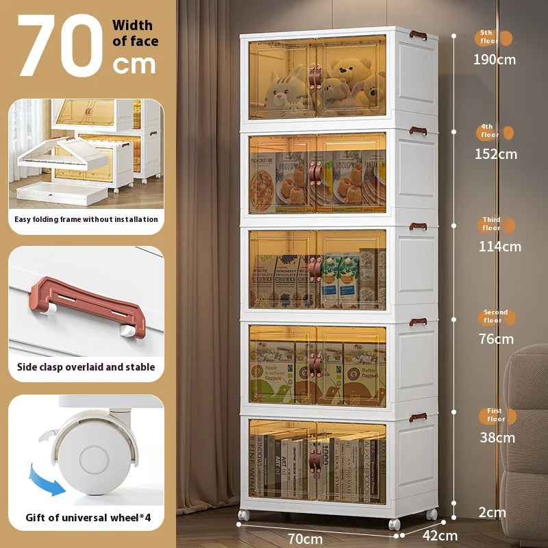 Multifunction Folding Living Room Cabinet