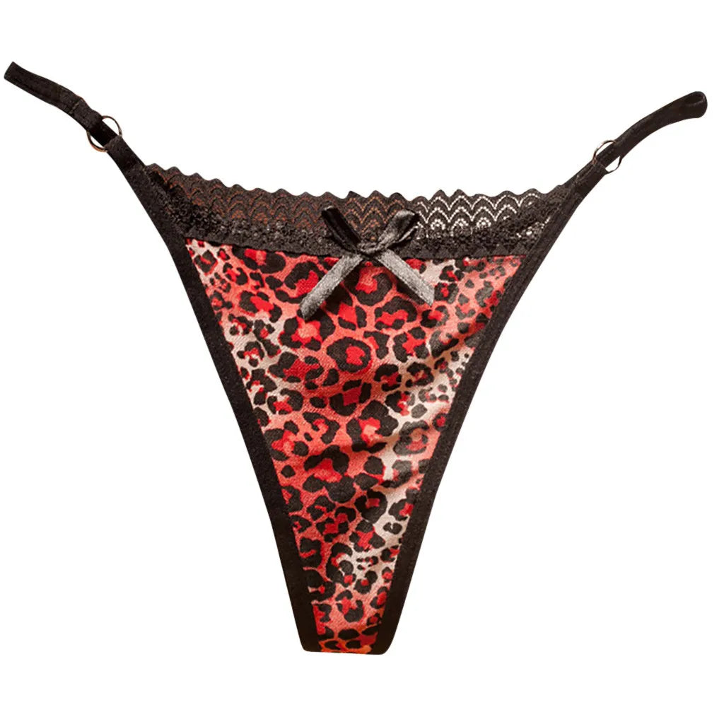 Women Leopard Lace Panties