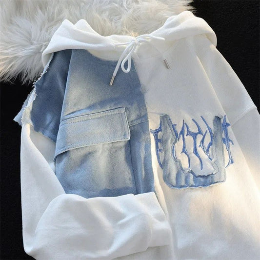 Suéter holgado y grueso de felpa