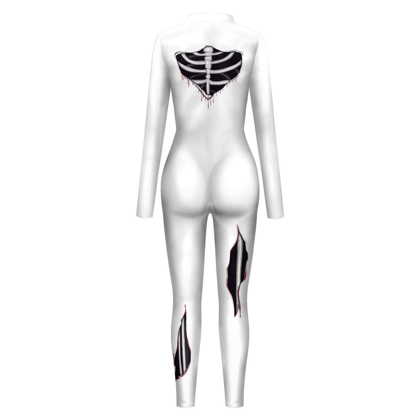 Women's Halloween Skeleton Bodysuit