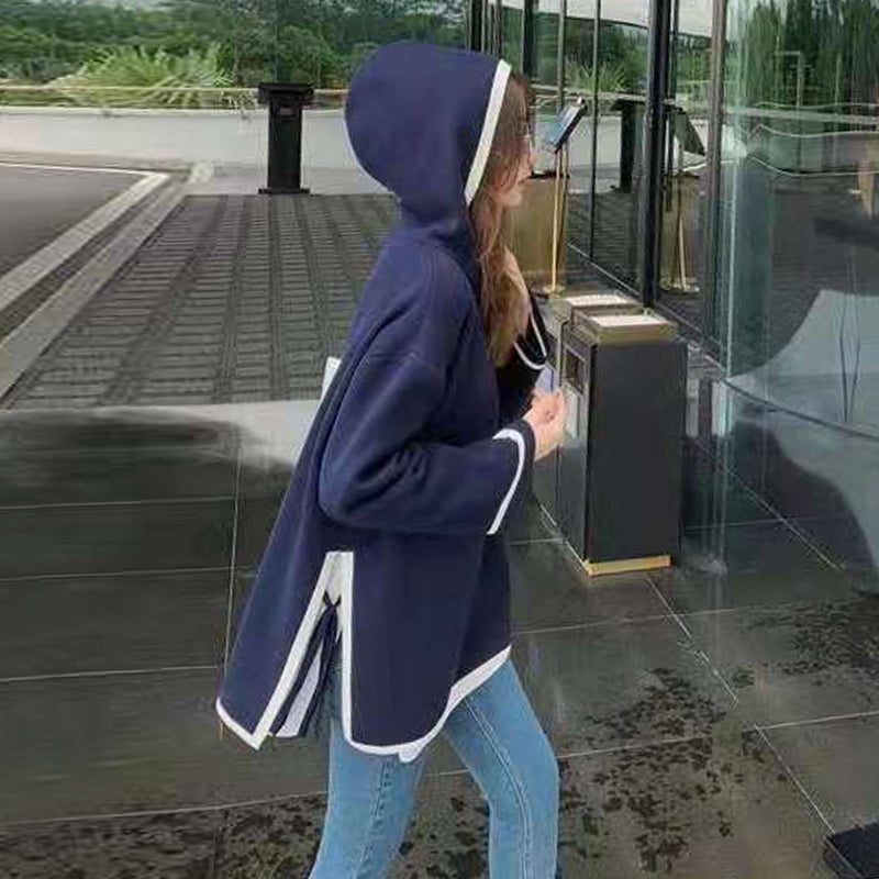 Chaqueta estilo jersey de estilo retro francés de longitud media