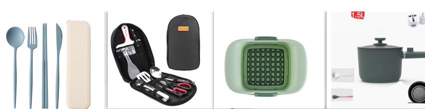 8 pcs Camp Kitchen Cooking Utensil Set Travel Organizer Grill Accessories Portable Compact Gear For BBQ Camping Hiking