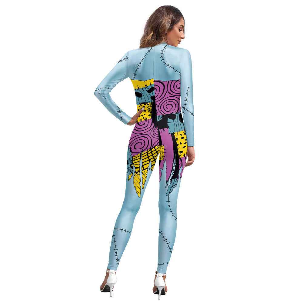 Women's Halloween Spandex Jumpsuit