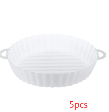 Bandeja de silicona para freidora de aire, utensilios de cocina, olla de silicona para freidora de aire, accesorios para parrilla, revestimiento de papel desechable