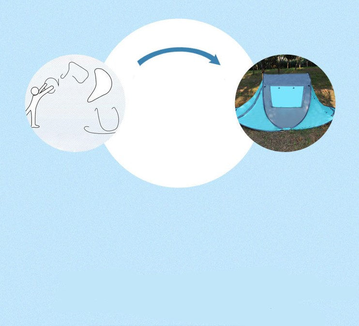 Tienda de campaña automática