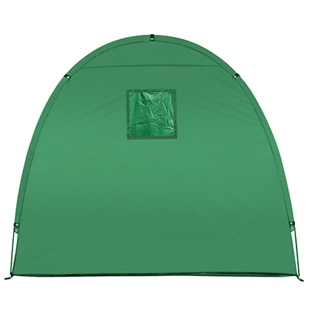Carpa plegable para bicicletas de montaña estacionadas 