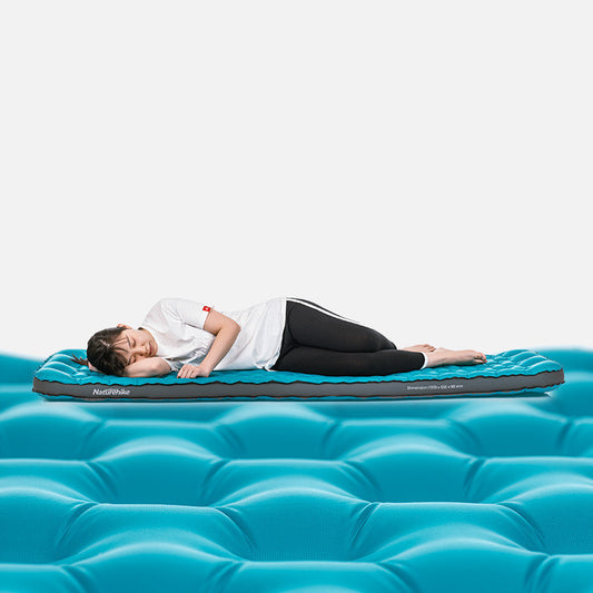 Cojín inflable tipo nido de huevo para exteriores, de un solo grosor