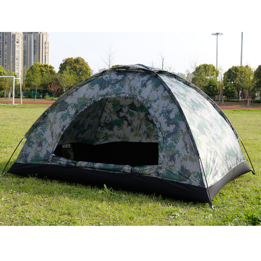 Tienda de campaña para viajes al aire libre para 3 o 4 personas, carpa de camuflaje para montañismo, carpa para acampar en la playa