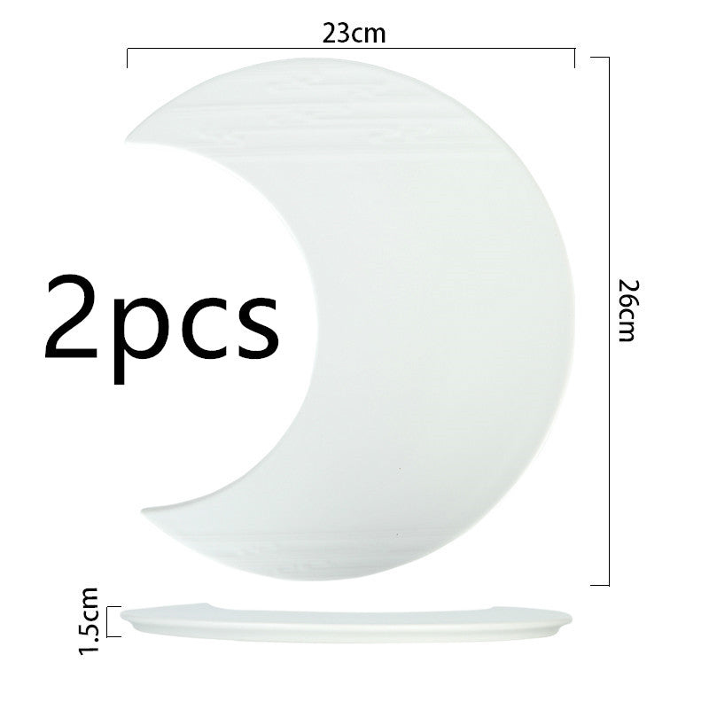 Western black slate dish sushi square solid plate