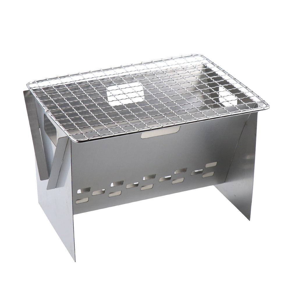 Stainless Steel Portable X-shaped Grill