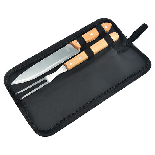 Juego de parrilla con mango de madera Budaihe