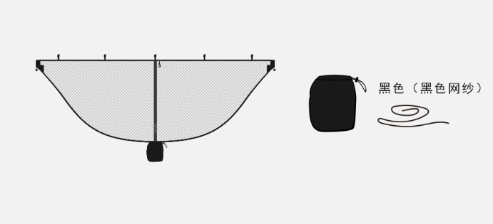 Tienda aérea para acampar al aire libre hecha de tela de paracaídas