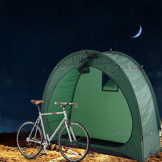 Carpa plegable para bicicletas de montaña estacionadas 