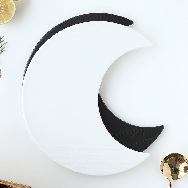 Western black slate dish sushi square solid plate