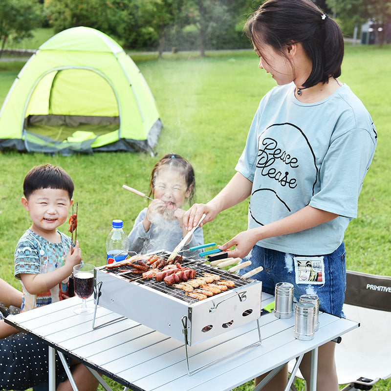 Mini Small Outdoor Charcoal Grill