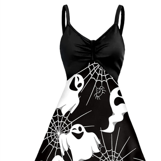 Skull Head Halloween Dress