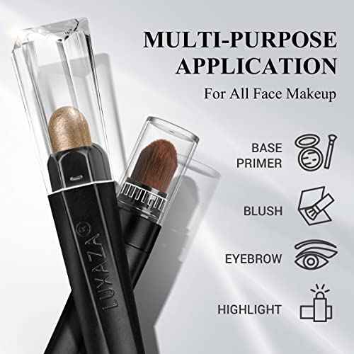6 Piece Shimmer Neutral Brown Eyeshadow Stick Makeup Set