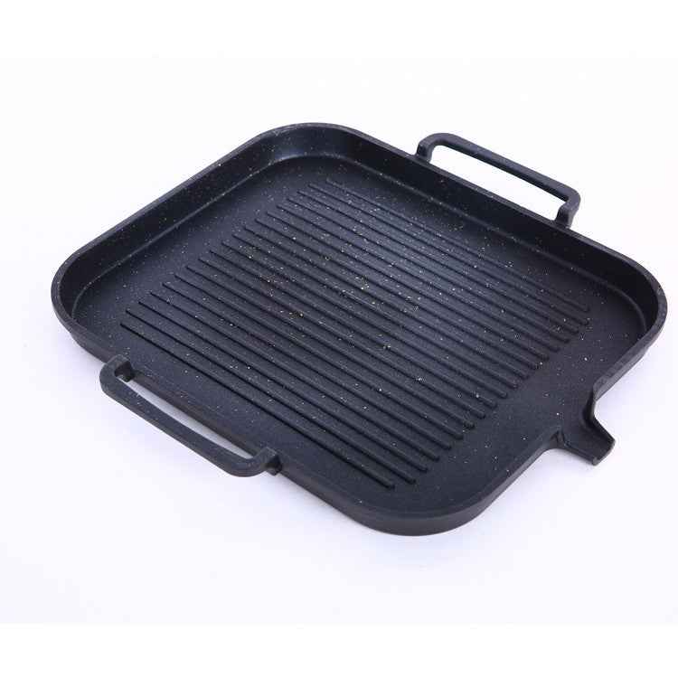 Square BBQ Plate Teppanyaki Smokeless Non-stick Barbecue Pan