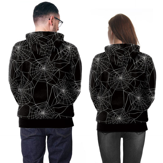 Women's Skull Hooded Casual Halloween Sweatshirt