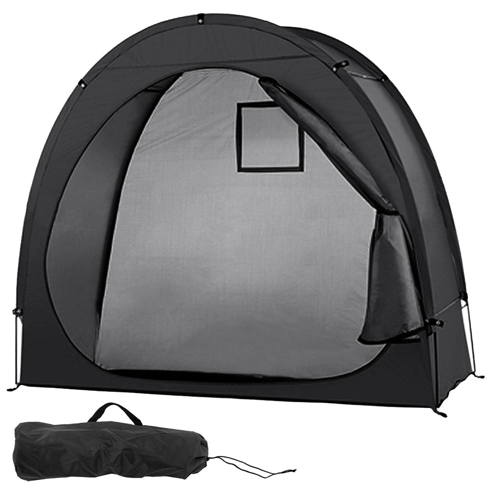 Carpa plegable para bicicletas de montaña estacionadas 
