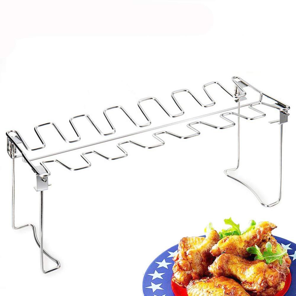 Chicken Thighs Rack Galvanized Chicken Leg Rack Folding Grill – Bloomfield's USA