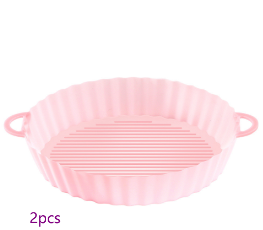 Bandeja de silicona para freidora de aire, utensilios de cocina, olla de silicona para freidora de aire, accesorios para parrilla, revestimiento de papel desechable