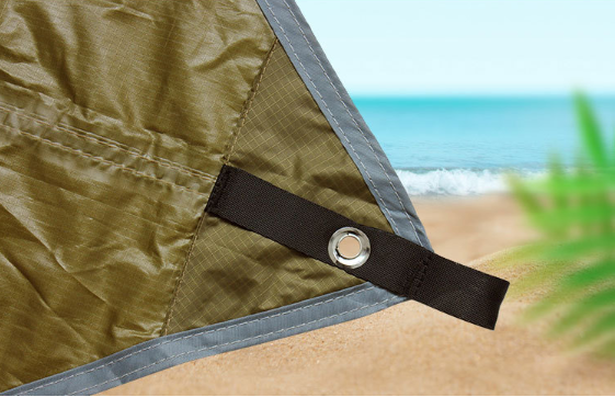 Tienda de campaña exterior con dosel en forma de diamante