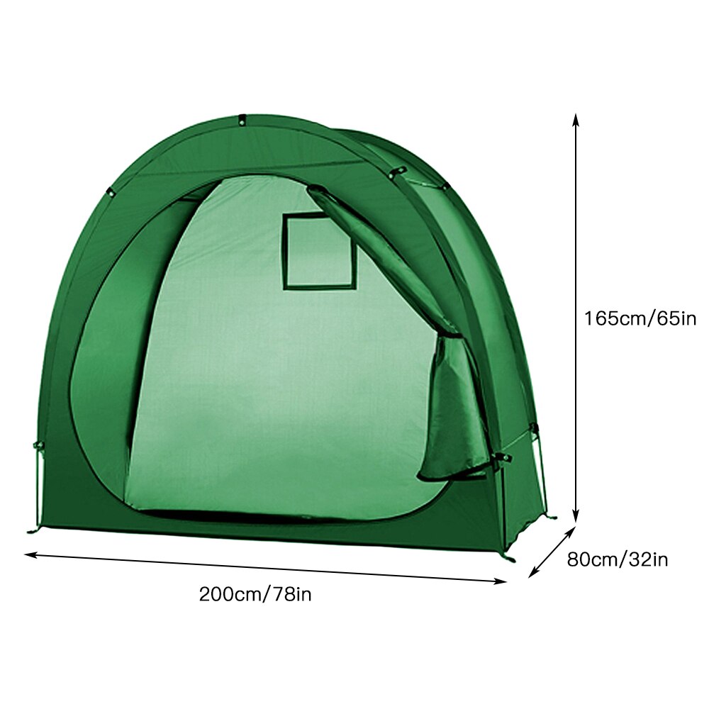 Carpa plegable para bicicletas de montaña estacionadas 