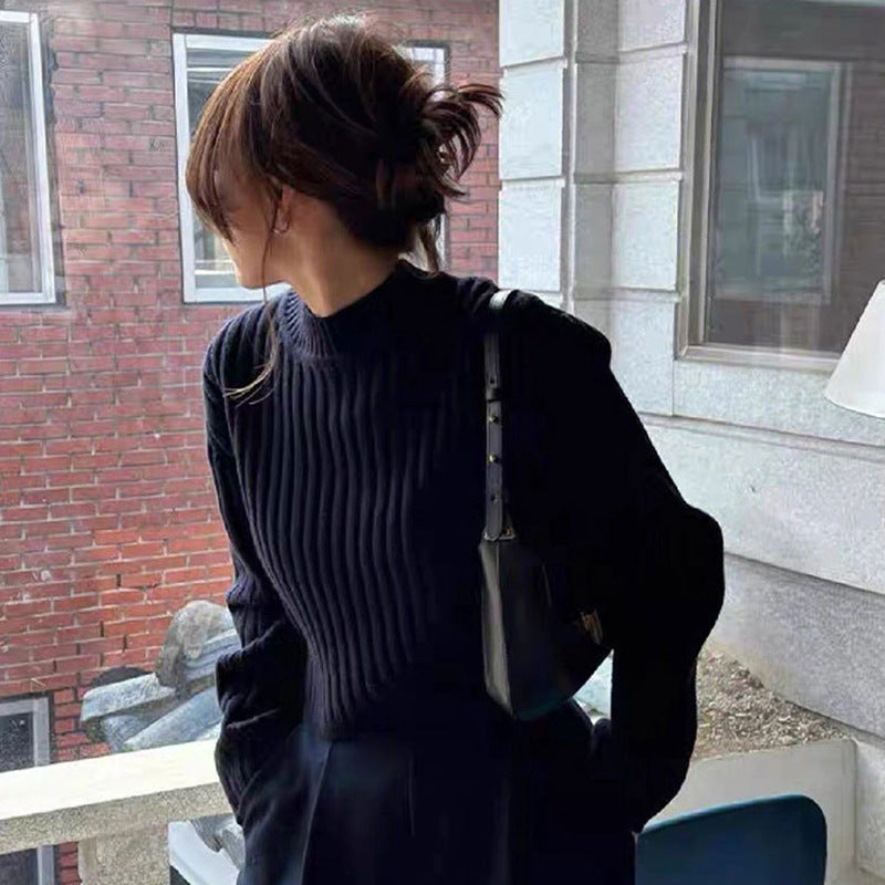 Suéter casual de temperamento salvaje de moda para mujer