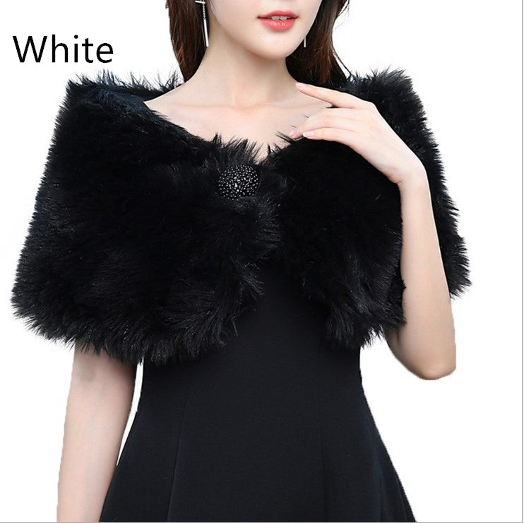 Fur Shawl Dress