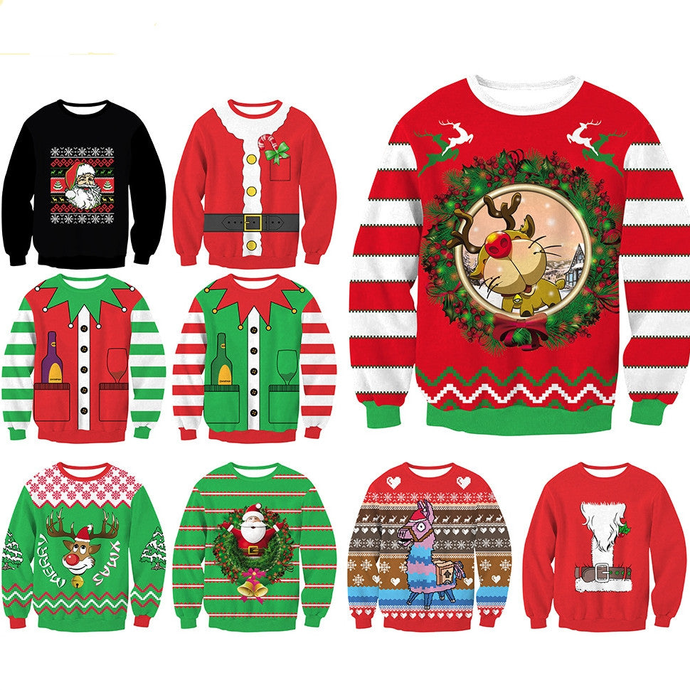 Women's Christmas 3D Pullover Sweatshirt