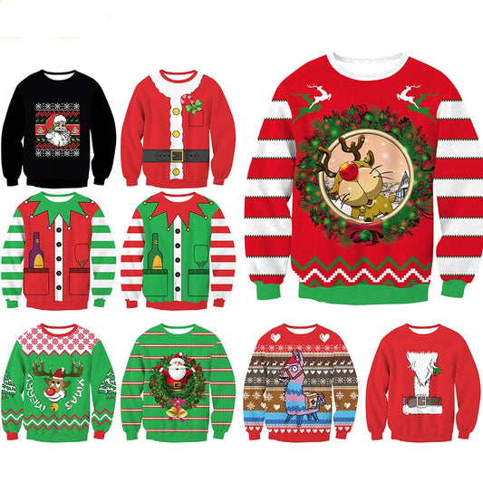 Women's Christmas 3D Pullover Sweatshirt