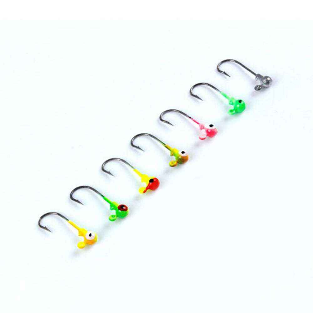 Luya Hook Luminous Color Lead Head Hook Soft Bait Set