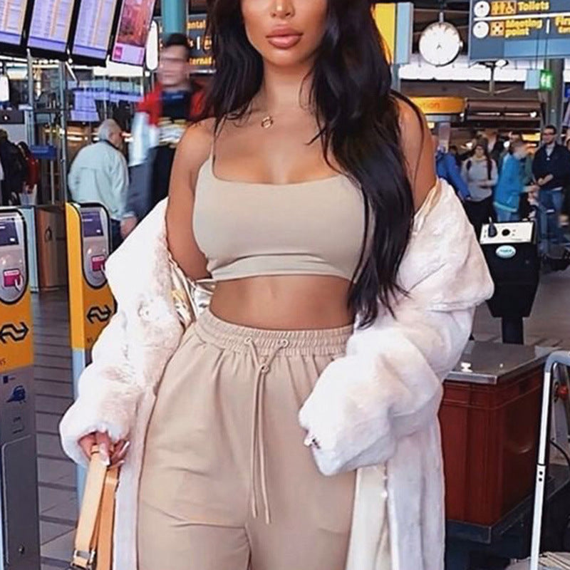 Women's Solid Color Close-fitting Tight Embroidered Shirt