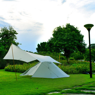 Tienda de campaña impermeable para exteriores MU Gaodi, ligera, de lujo, con toldo de tela Oxford a prueba de rayos UV
