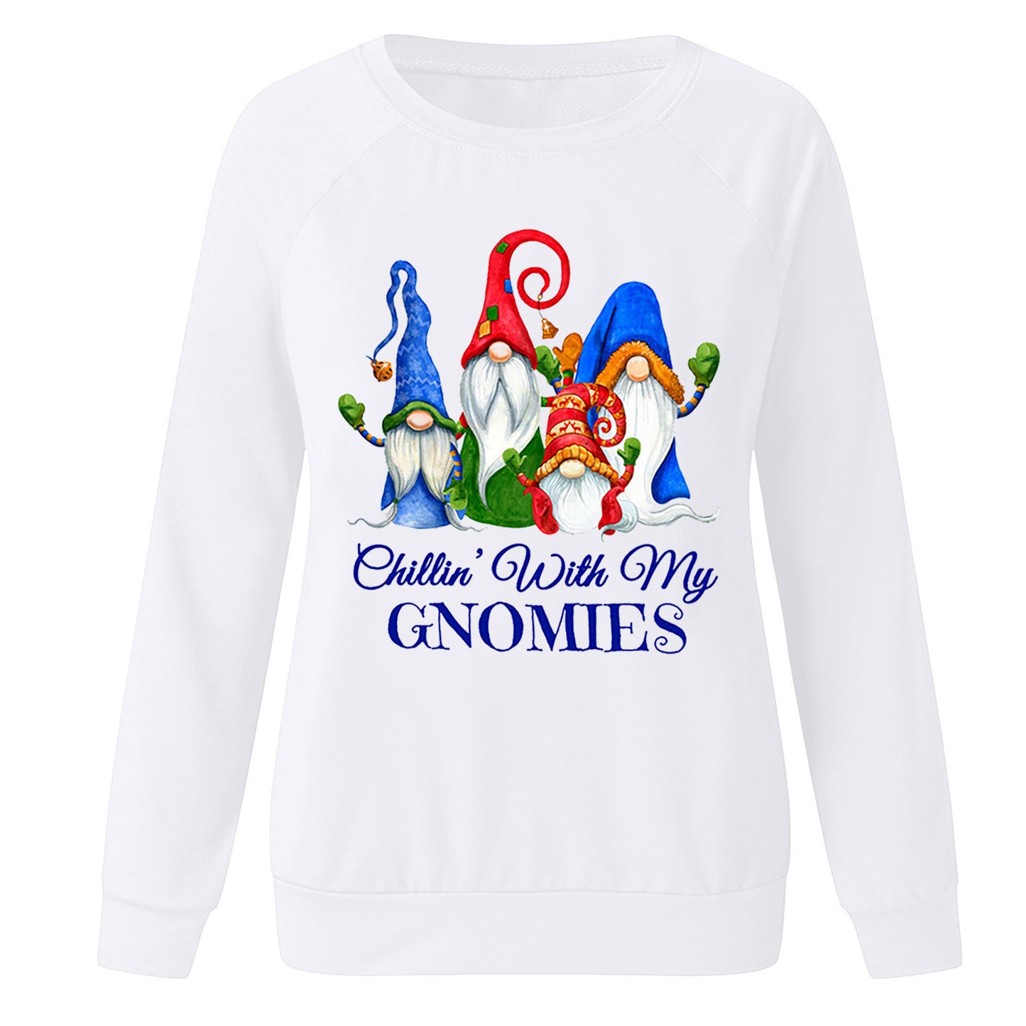 Suéter de manga larga con cuello redondo y corte ajustado de estilo europeo y americano para Navidad y otoño