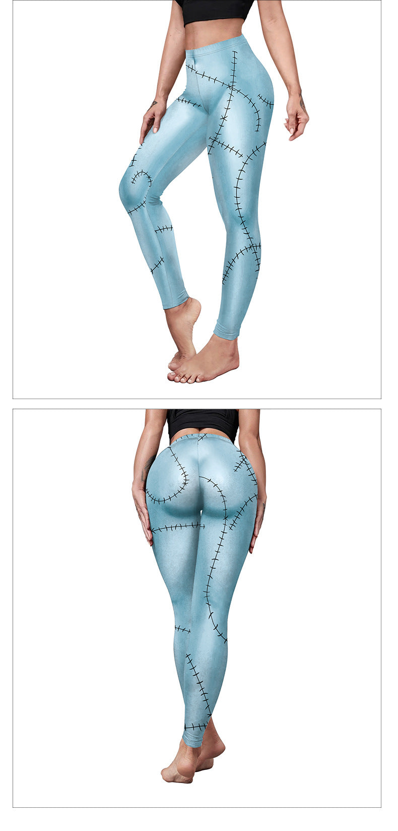 Women's Digital Print Hip Shaping Leggings