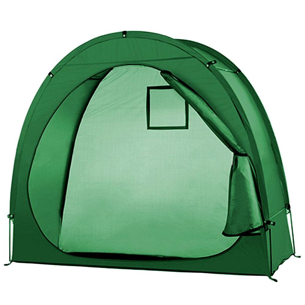 Carpa plegable para bicicletas de montaña estacionadas 