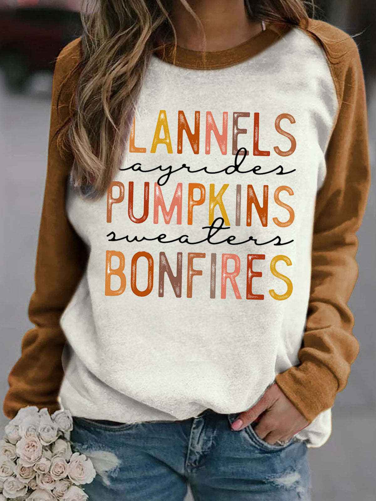 Women's 3D Fashion Loose Long Sleeve Shirt