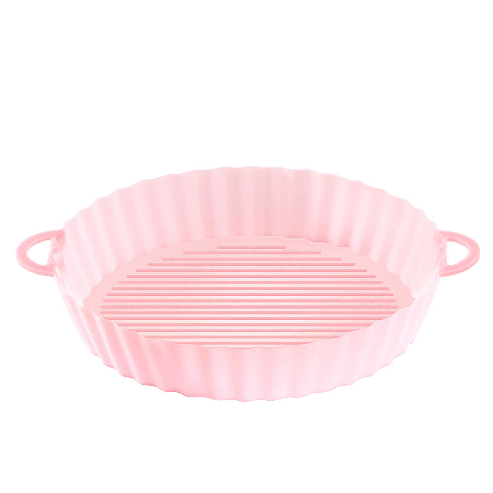 Bandeja de silicona para freidora de aire, utensilios de cocina, olla de silicona para freidora de aire, accesorios para parrilla, revestimiento de papel desechable