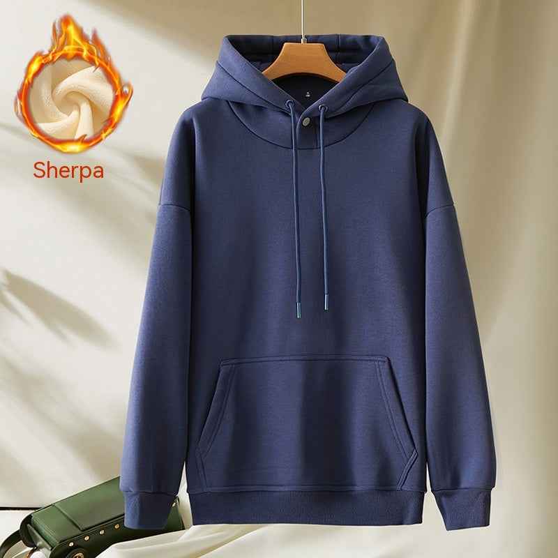 Casual Fleece Hooded Sweater