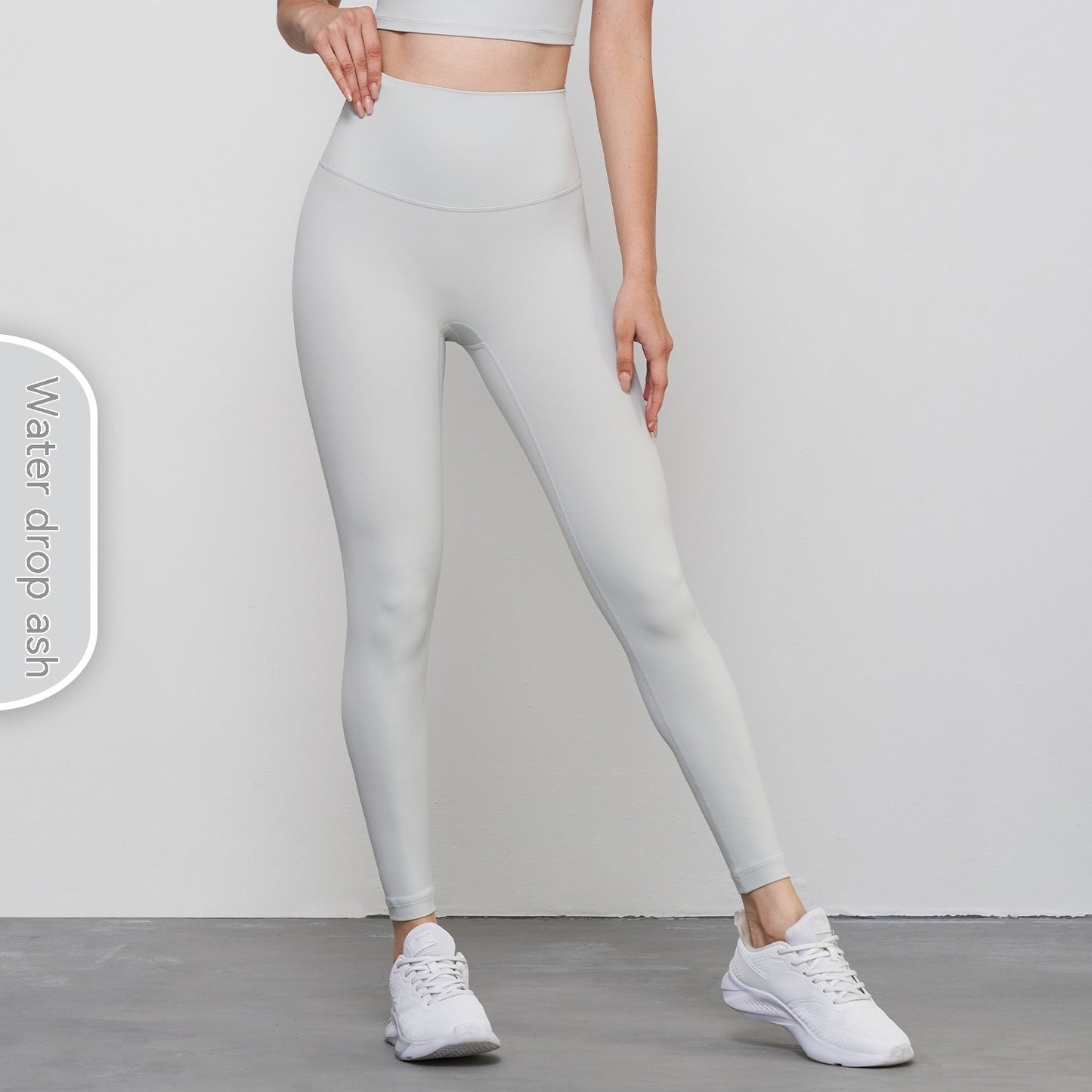 Pantalones de yoga ajustados con realce de cadera en color melocotón para mujer, de moda informal y de color puro