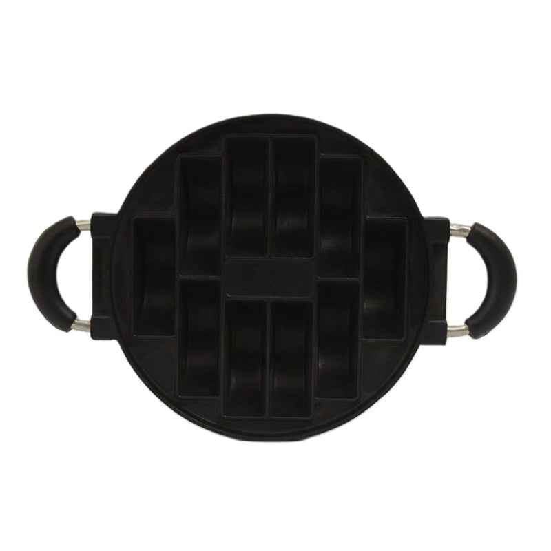 7 Hole Round Flat Cake Mold DIY Cast Aluminum Baking Pan Nonstick Pan