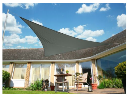 Toldo triangular para sombrilla de exterior, toldo contra la lluvia, toldo parasol para paisaje, toldo para sombrilla