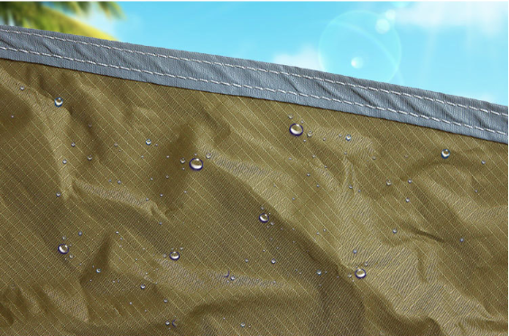 Tienda de campaña exterior con dosel en forma de diamante